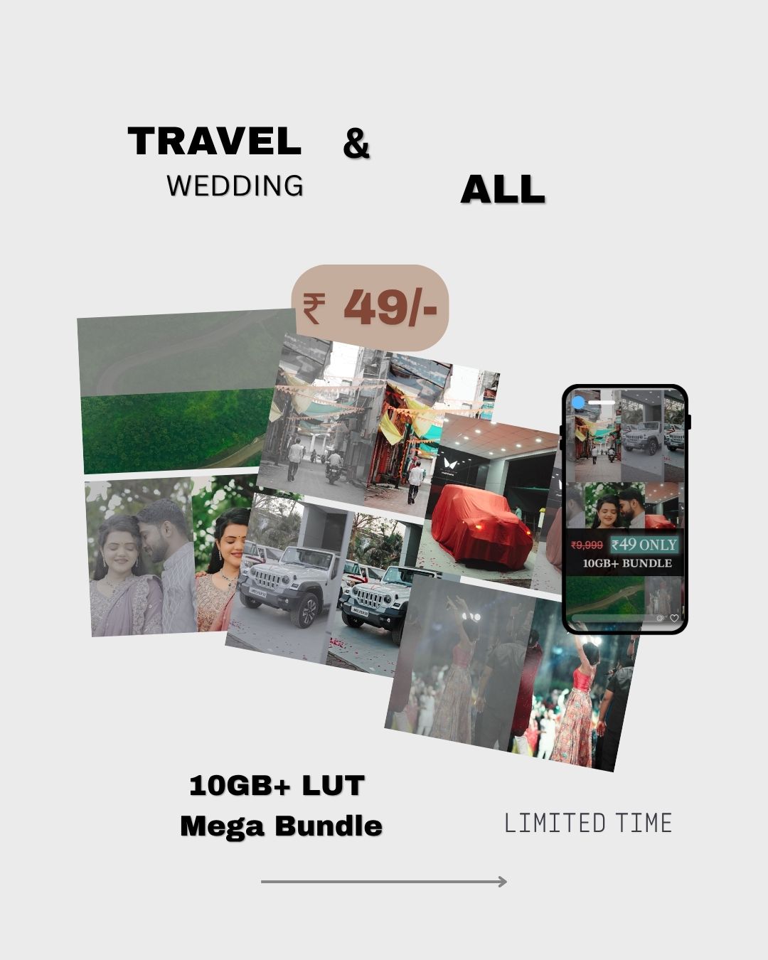 10 GB VIDEO LUTS BUNDEL ALL IN ONE PACK