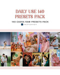 140 Daily Use Presets Pack | CAERA RAW Photoshop Presets