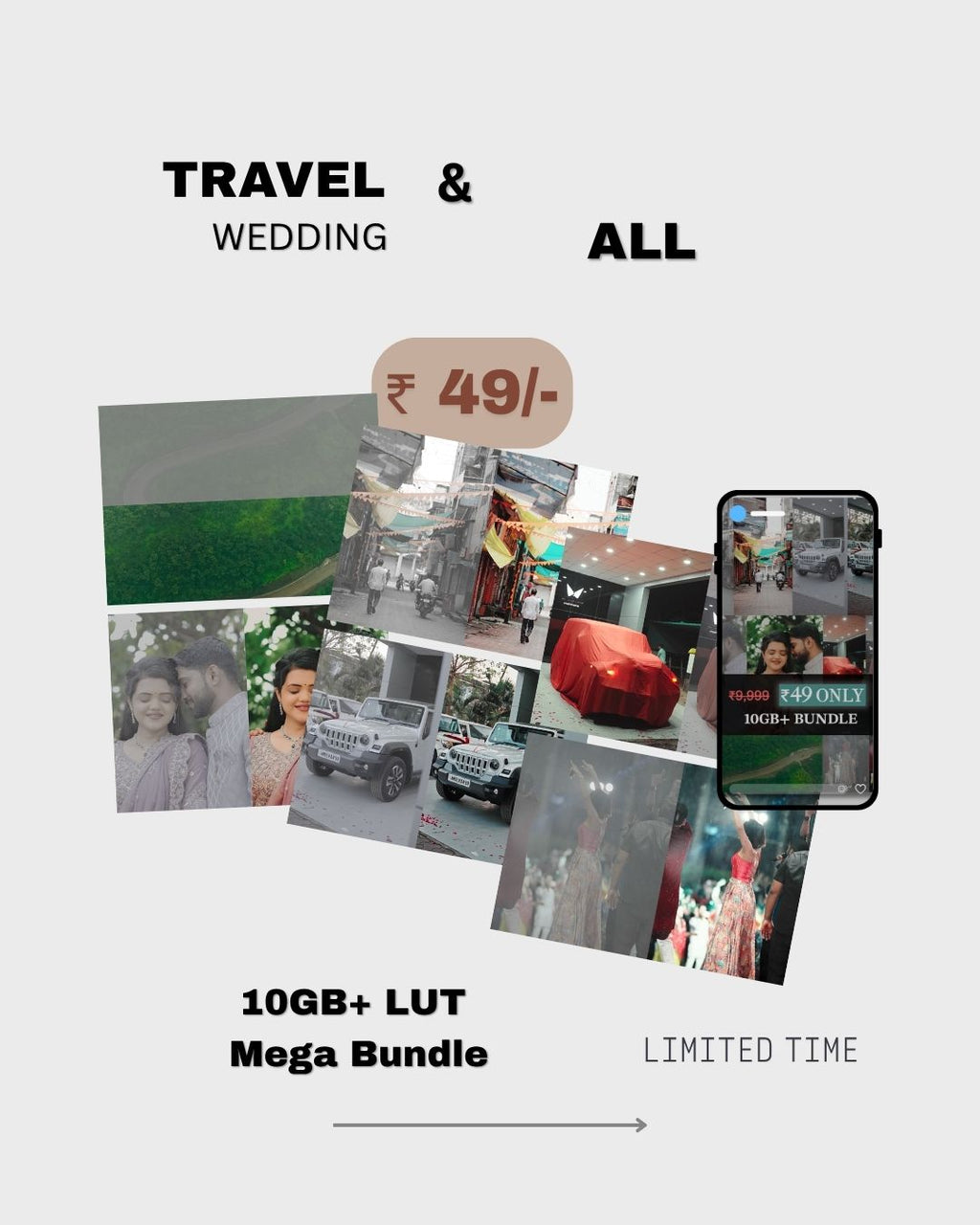 10 GB VIDEO LUTS BUNDEL ALL IN ONE PACK