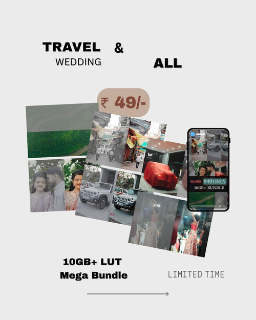 10 GB VIDEO LUTS BUNDEL ALL IN ONE PACK