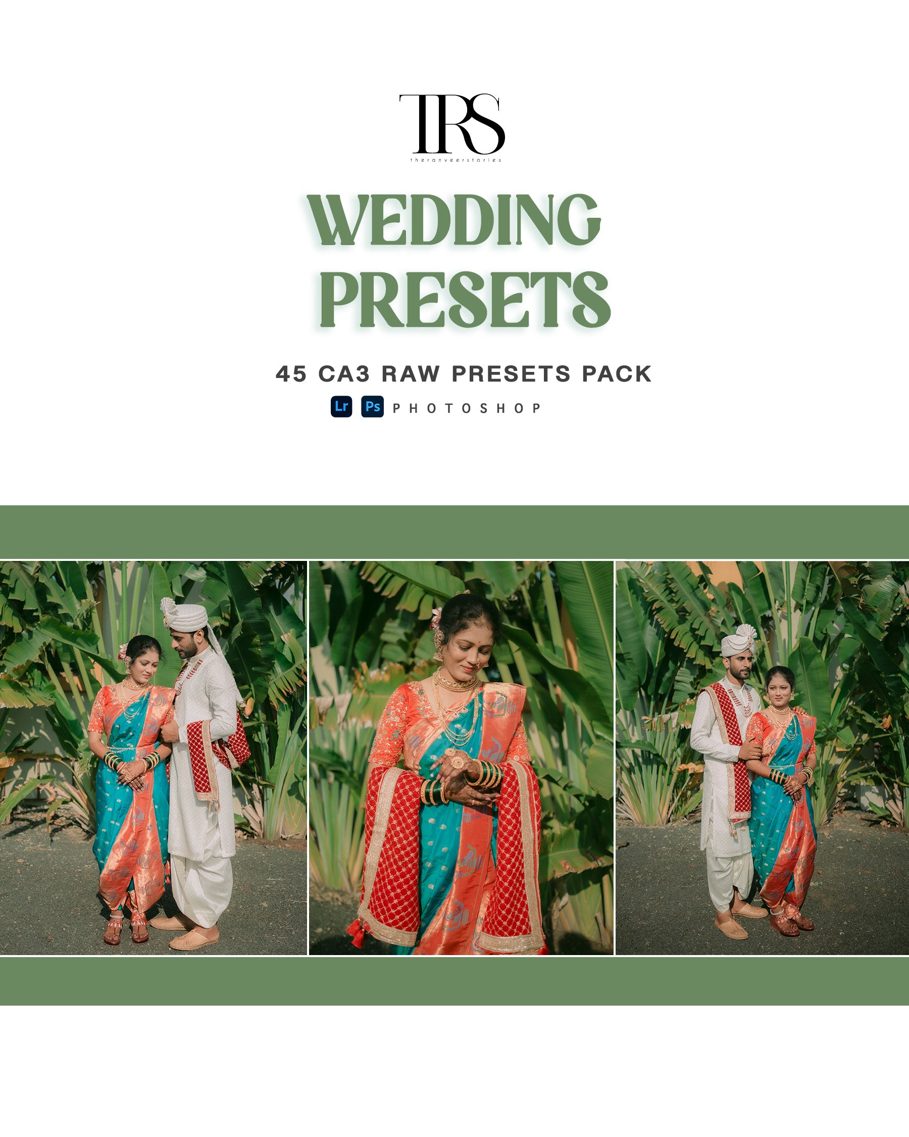 45 Wedding Lightroom Presets – CA3 RAW Indian Wedding Preset Pack