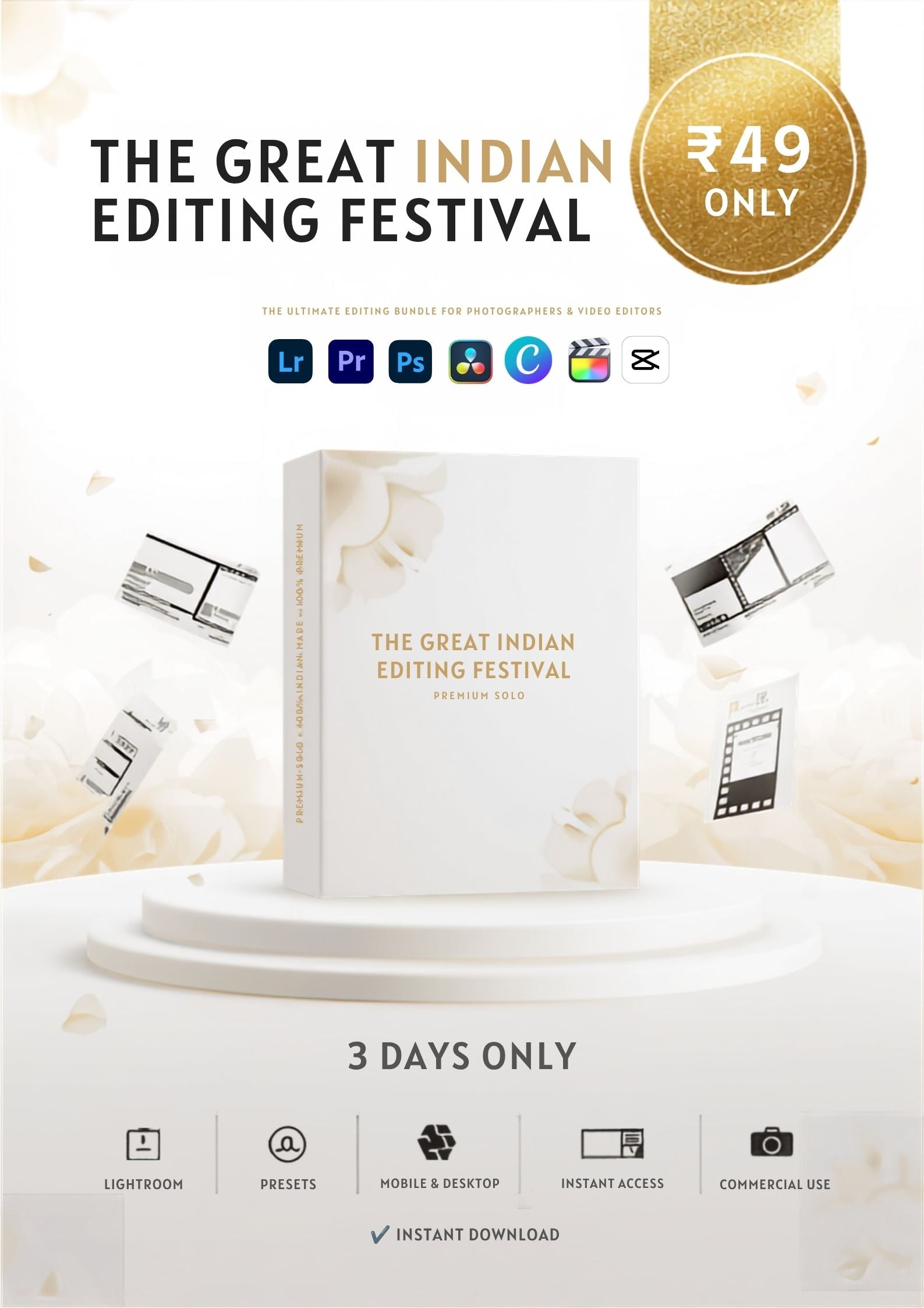 Photographers' Biggest Festival Offer – Everything at ₹49