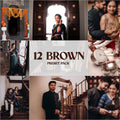 12 Brown Presets Pack | Warm Brown Lightroom & Photoshop Presets