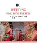 25 Wedding Pink Tone Presets Pack | CA3 RAW Lightroom & Photoshop Presets