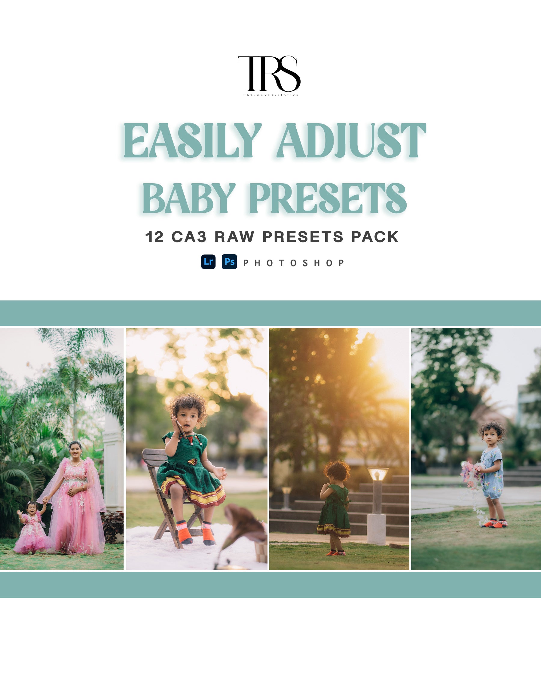 12 Baby Presets Pack | CA3 RAW Lightroom & Photoshop Presets