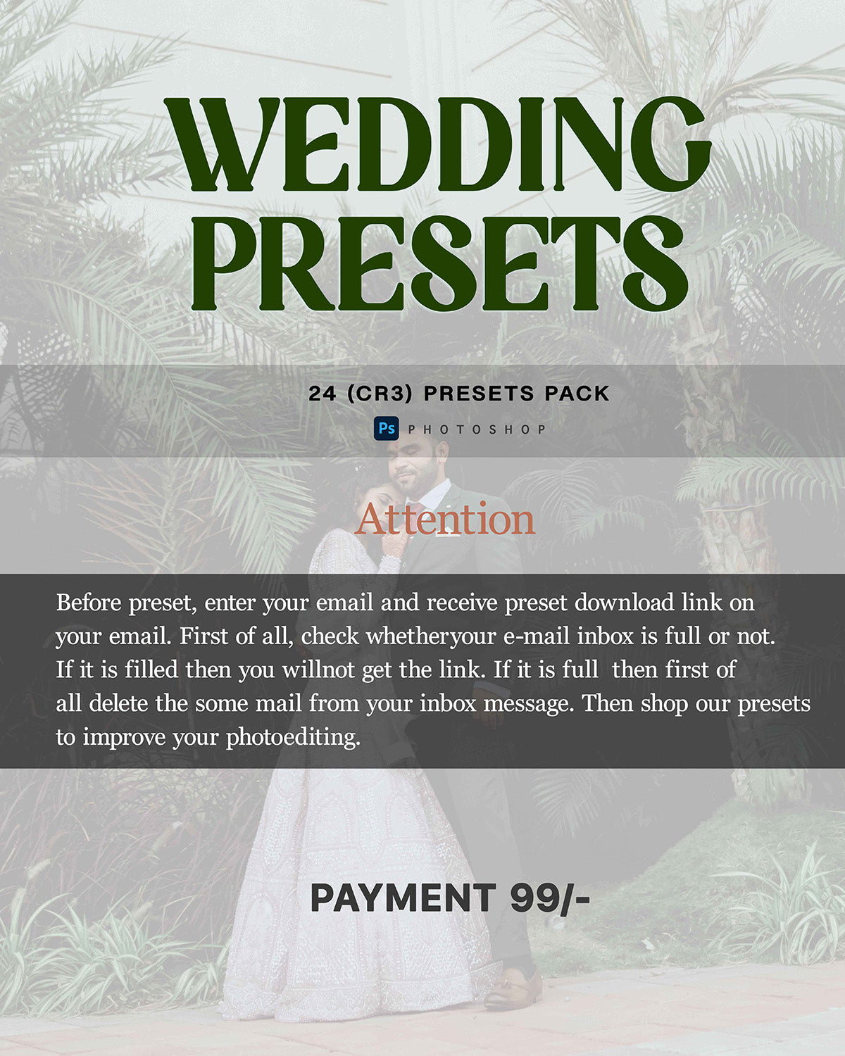 24 weding presets