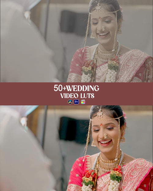 50+ WEDDING VIDEO LUTS