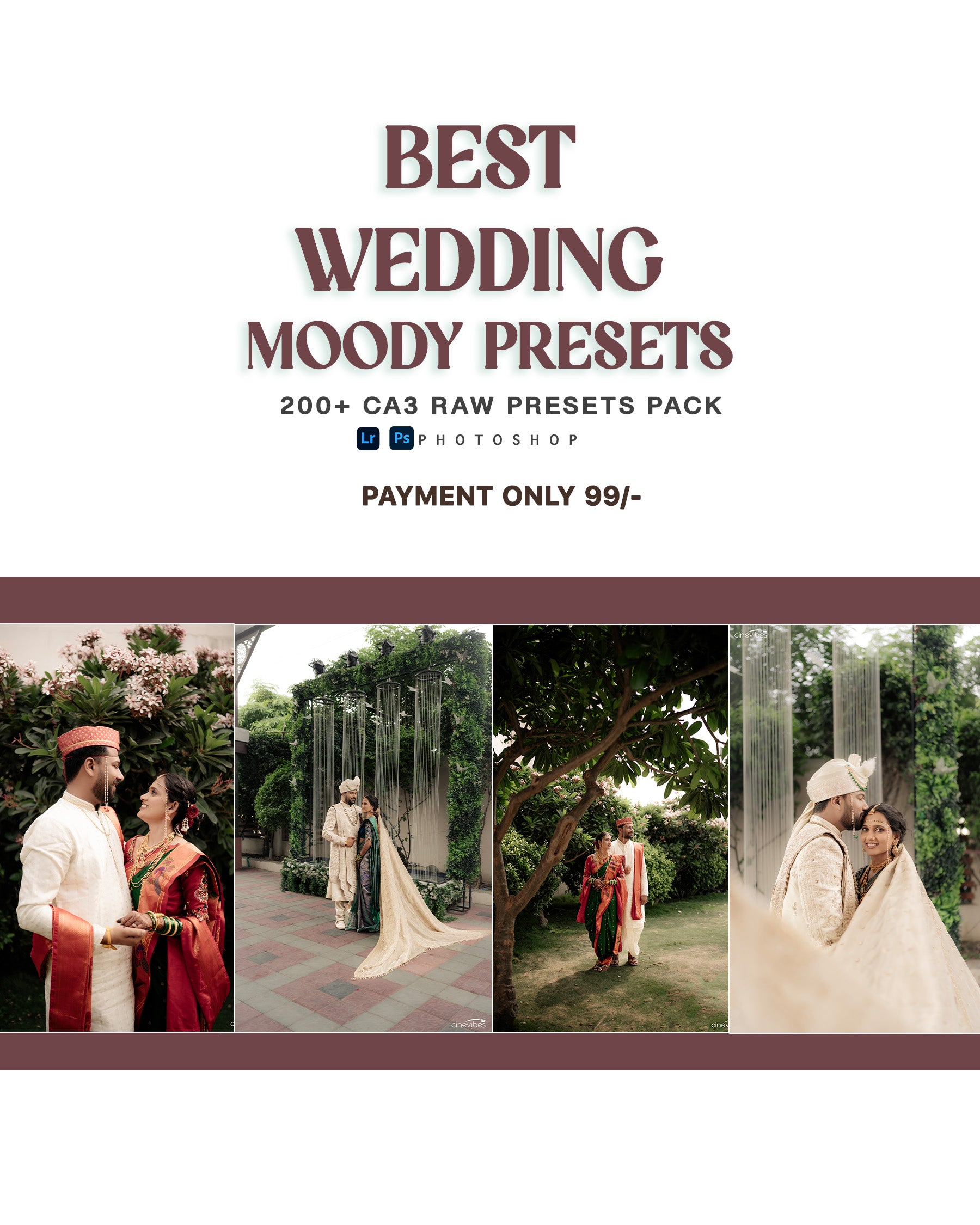 200+ BEST WEDDING MOODY PRESETS
