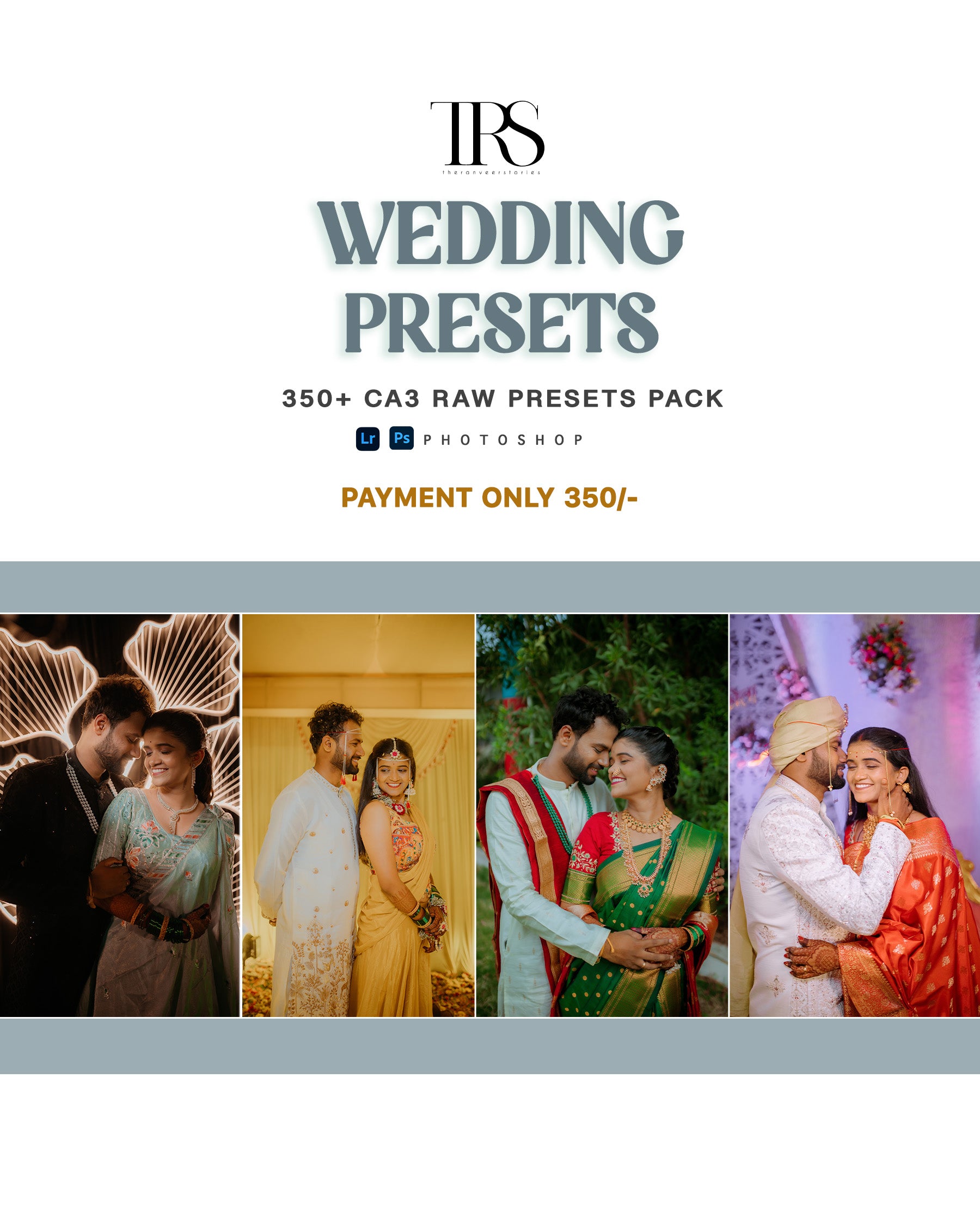 350 WEDDING PRESETS PACK