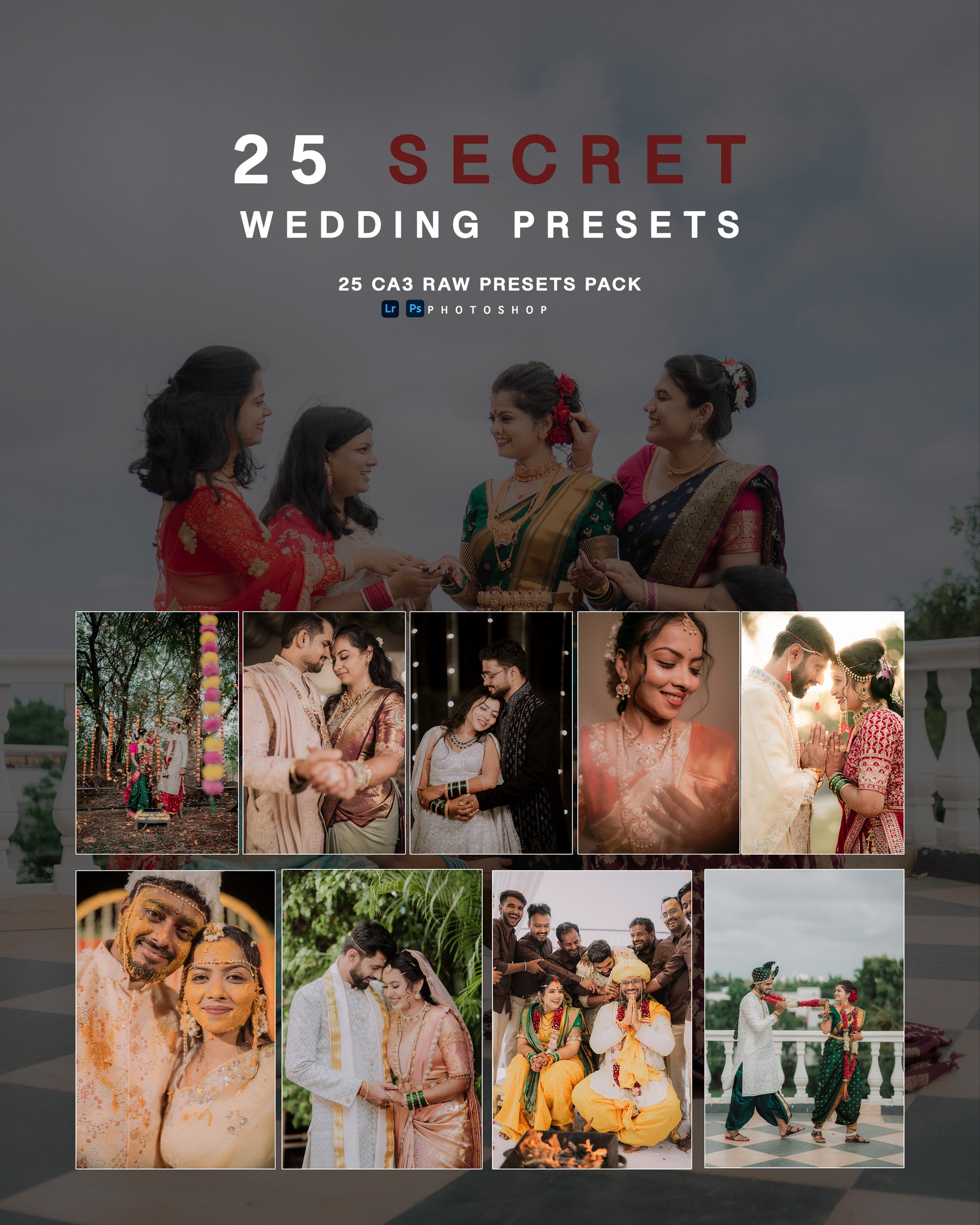 25 SECRET WEDDING PRESETS PACK